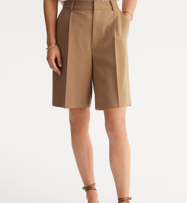 Bermudas de talle alto