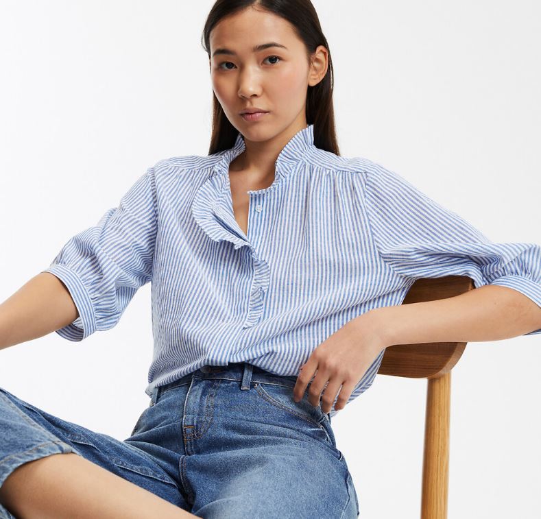 Blusa de algodón