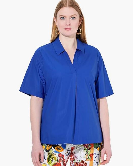Blusa cuello polo