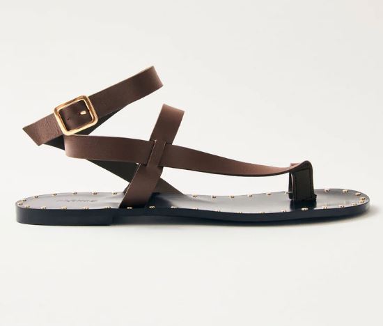 Sandalias de piel