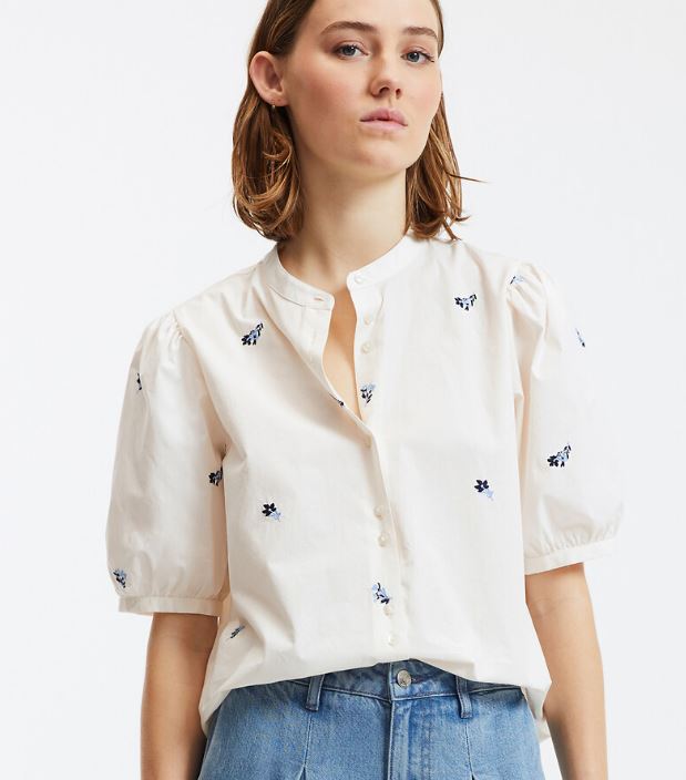 Camisa con bordado