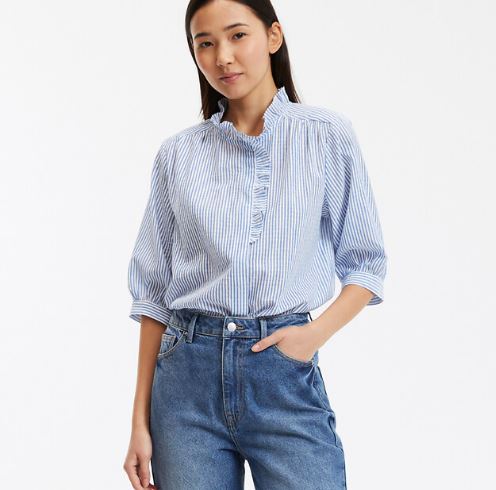 Blusa de algodón