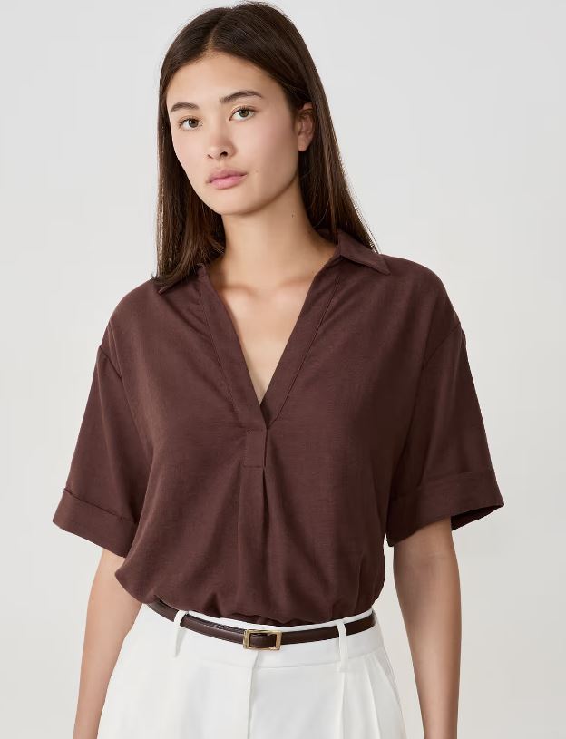 Blusa manga corta