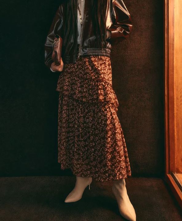 Falda midi