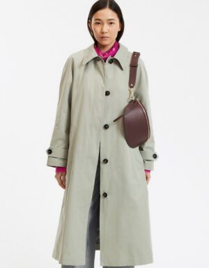 Gabardina oversize