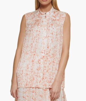 Blusa plisada